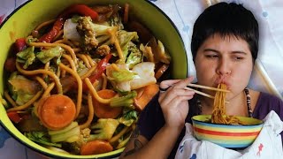 COMO FAZER YAKISOBA VEGETARIANO Delicioso [upl. by Aynav]