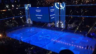 Tampa Bay Lightning Opening Pregame 42818 vs Boston Bruins Round 2 Game 1 [upl. by Sorkin]