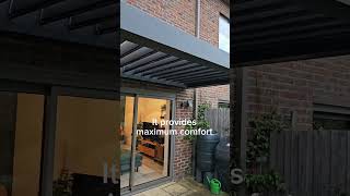 Lex Blinds  Outdoor Blinds I How to Install Wall Mounted Pergola garden homedecor [upl. by Essined]