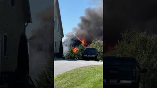 Working FIRE Oley Pa berkscounty firetruck breakingnews [upl. by Meldoh]