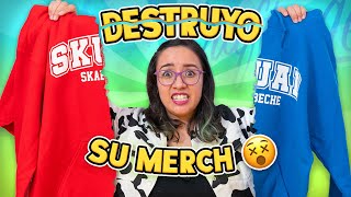 Destruí las sudaderas de mis amigos Skabeche no les gustará este video 🤭 Craftingeek [upl. by Josephina]