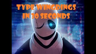 How To Add Wingding Keyboard In 30 seconds [upl. by Tegdirb667]