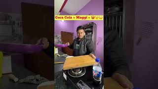 Day 9 of 30 Days maggi Challenge  Coca Cola maggi Weird Combination 🥵😳 shorts maggi [upl. by Alie]