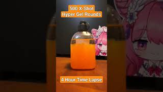 500 XShot Hyper Gel Rounds 4 Hour Time Lapse xshot hypergel gelsoft gelfire timelapse [upl. by Kaitlin345]