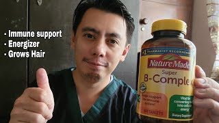 After 3 Years  Nature Made Super B Complex with Vitamin C Ascorbic Acid Biotin  Nurse Review [upl. by Boorer]