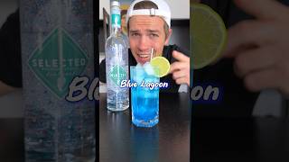 Blue Lagoon 🤤  Sommerdrink mit Vodka 🔥 [upl. by Hodge440]