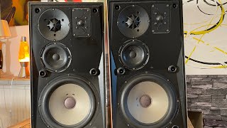 Four way vintage speaker Beovox S75 1976 Better than Kef LS50 [upl. by Adnocahs]