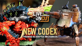 40k Live  Tyranids vs Admech Tak wants to try out the new codex [upl. by Tiertza]