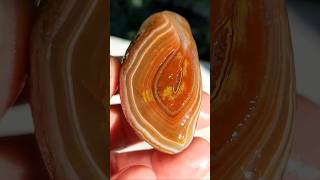 Lovely Limonite Kissed LSA agate rocks geology gemstone [upl. by Onitsuaf]