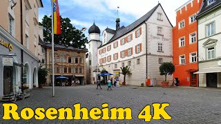 Rosenheim Germany Walking tour 4K [upl. by Carpenter149]