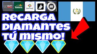 como recargar diamantes en free fire por pagostore 2020 con tarjeta COMO COMPRAR DIAMANTES GUATEMALA [upl. by Valdemar]