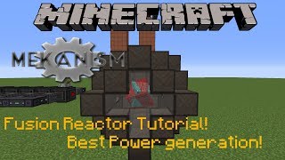 Minecraft 1122  Mekanism Fusion Reactor Tutorial  Best power generation EVER [upl. by Sullivan]