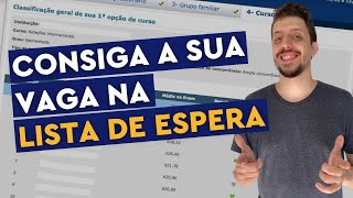 LISTA DE ESPERA do PROUNI como funciona  Todas as suas dúvidas respondidas [upl. by Tnomed85]