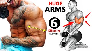 Biceps and Triceps workout at gym  6 effective exercises [upl. by Ashling777]