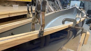 Mad River Eclipse Royalex Canoe Part 3 Gunwales and Decks [upl. by Ayrb]