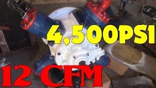 4500PSI AIR Compressor Rebuild [upl. by Geiss]