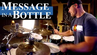 Message In A Bottle Drum Cover  The Police 🎧High Quality Audio [upl. by Aned651]