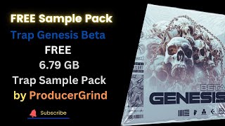 Trap Genesis Beta  FREE 679 GB Trap Sample Pack by ProducerGrind TrapGenesisBeta ProducerGrind [upl. by Airretnahs761]