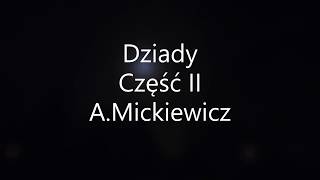 Dziady część II AMickiewicz audiobook [upl. by Yenohtna]