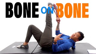 Hip Impingment 2 Exercises for ALLEGED Bone On Bone Hip Pain [upl. by Notyap]