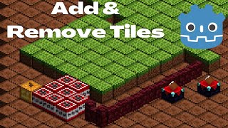 How to Use the New TileMap in Godot 4  AddRemove Isometric Tiles  Godot Engine Tutorial 2D [upl. by Aissela691]