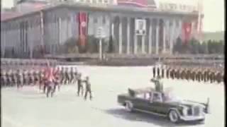 North Korea Parade April 25 2002 [upl. by Idona]