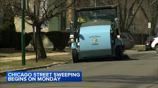 Chicago street sweeping season begins Monday  How to track sweepers in real time [upl. by Rodavlas]