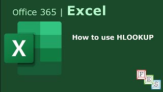 How to use HLOOKUP in Excel  Office 365 [upl. by Rambert]