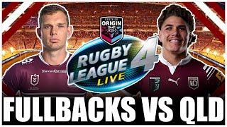 Can a Team of Fullbacks Beat the 2024 QLD Maroons Origin on RLL4 [upl. by Lever]