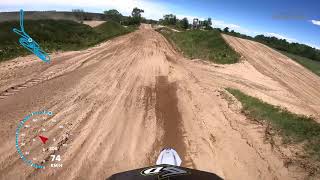 1 lap at motocross stesophie [upl. by Enybor]