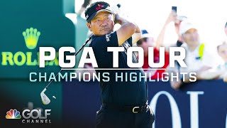 PGA Tour Champions Highlights The Senior Open Championship 2024 Round 4  Golf Channel [upl. by Attenal804]