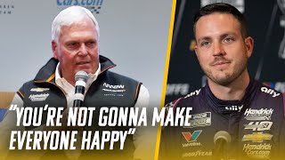 Why Did Hendrick Sign NASCARs Charter Proposal  Hendrick Debunks Alex Bowman Rumors [upl. by Airdnalahs]