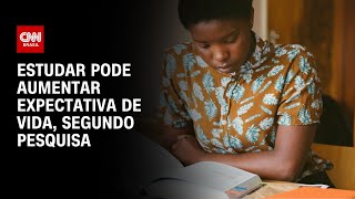 Estudar pode aumentar expectativa de vida segundo pesquisa  LIVE CNN [upl. by Analra]