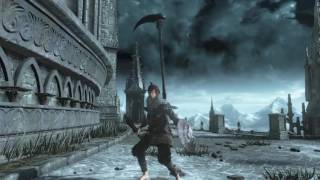 Dark Souls 3  Friede Scythe amp Valorheart Dual Moveset [upl. by Aeuhsoj]