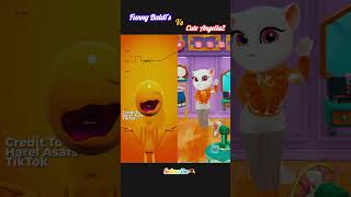 Who will pravail Baldis vs Angela2 🤣👌 music funny baldi talkinangela meme animation shorts [upl. by Leuqcar98]