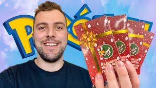 Opening NEW UnlistedLeaf Holiday EXCLUSIVE Pokemon Mystery Packs [upl. by Nayb571]