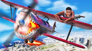 Did This CURSED PLANE Kill FRANKLIN GTA 5 Mods [upl. by Der]