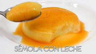 Cómo hacer SÉMOLA CON LECHE DELICIOSA receta muy fácil y económica  Come como príncipe [upl. by Rosenthal]