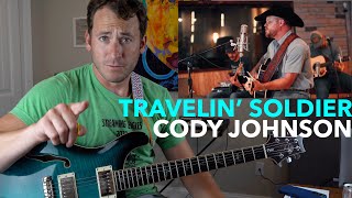 Guitar Teacher REACTS Cody Johnson  Travelin Soldier Acoustic [upl. by Cecilius]