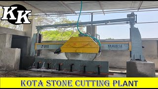 KOTA STONE CUTTING PLANT BY K K ENGINEERING WORKS RAMGANJMANDI KOTA RAJASTHAN 917742004780 [upl. by Thisbe]