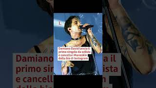 Damiano dei Maneskin e il singolo solista notizie maneskin musica [upl. by Fayette]