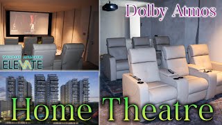 Dolby Atmos Home Theatre Setup at Trendset Jayabheri Elevate hometheatre [upl. by Gregoor]