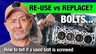 When is it OK to reuse bolts  Auto Expert John Cadogan [upl. by Dhiren]