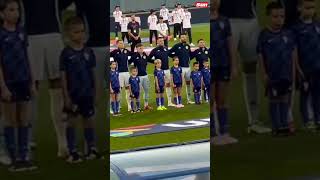 Tartan Army and Scottish team belt out Flower of Scotland at prematch anthems in Croatia football [upl. by Missi701]