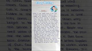 Winter Essay in English  Essay On Winter winter winterseason essaywriting subscribe shorts [upl. by Zzahc556]