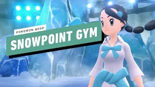 Pokemon Brilliant Diamond Shining Pearl  Snowpoint Gym [upl. by Nahshun]