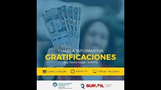 Charla Informativa Gratificaciones [upl. by Milicent]