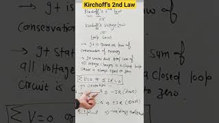 Kirchoffs 2nd law  Current electricity  class 12 chapter 3 [upl. by Nageem]