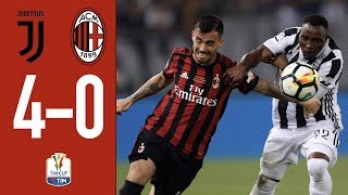 Highlights Juventus 40 AC Milan  TIM Cup final 20172018 [upl. by Ruenhs]