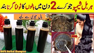 How To Make Homemade Herbal Shampoo  Herbal Shampoo  Homemade Natural Shampoo For Hair Growth [upl. by Pauletta]